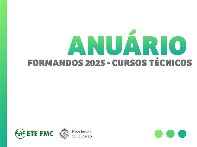 Anuário 2025 - Cursos Técnicos (Capa)